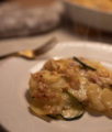 Rezept: Zucchini-Kartoffel Gratin auf dem österreichischen Lifestyle Blog Bits and Bobs by Eva. Mehr Food auf www.bitsandbobsbyeva.com